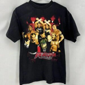 2007 WWE RAW Fifth Sun T-Shirt Medium John Cena Triple H Jeff Hardy Umaga DX